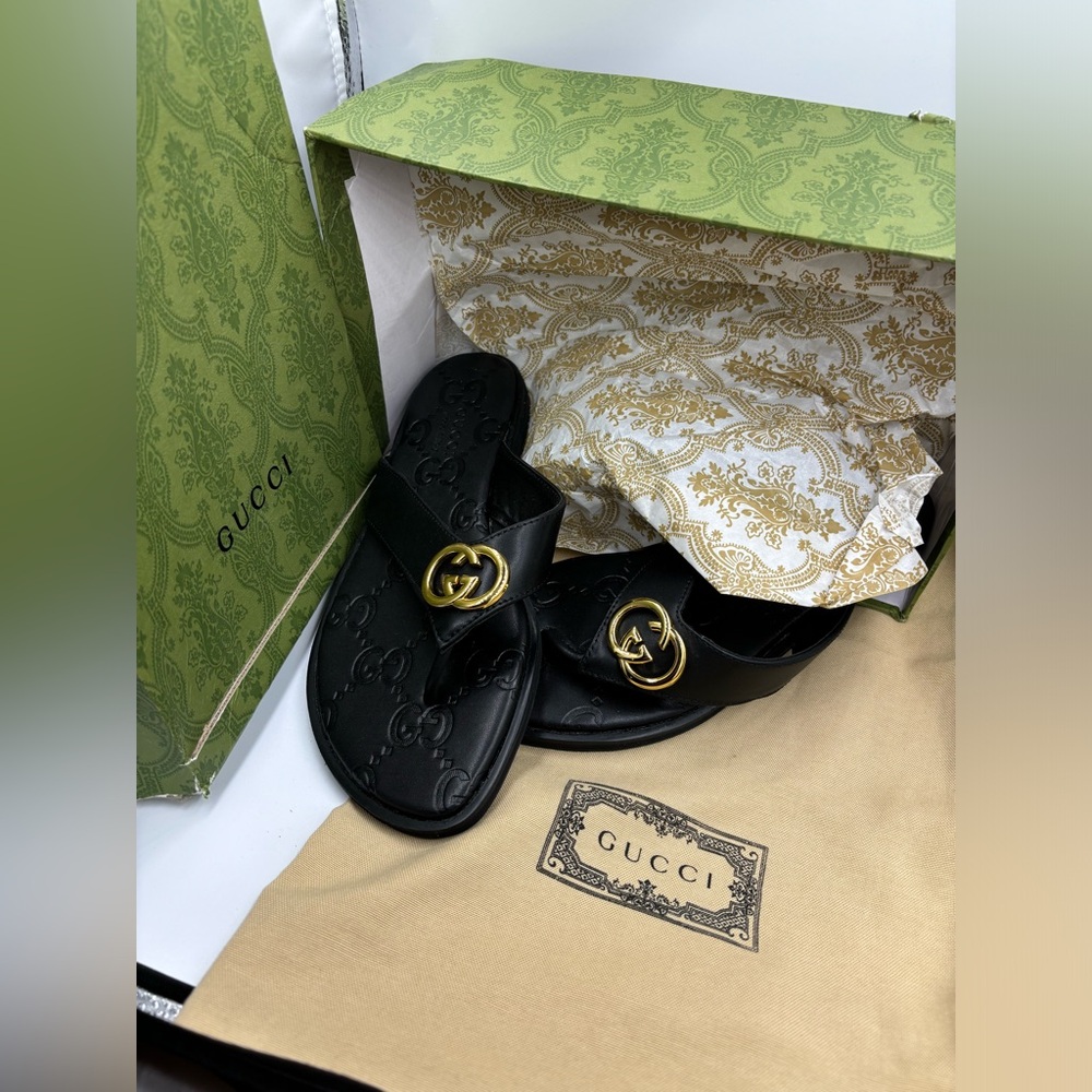 “Inspired” GG Sandals